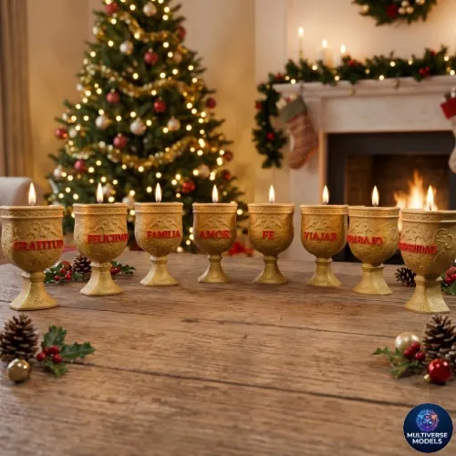 Ornate Candle Molds Collection 3D Print Model .c4d .max .obj .3ds .fbx .stl .blend 