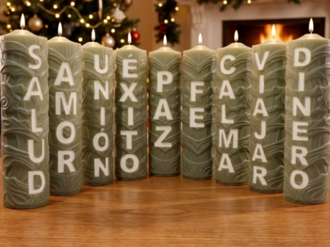 Colecci&oacute;n de moldes para velas de pilar Modelo de impresión 3D