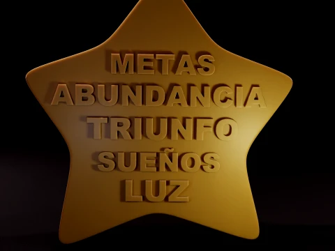Estrella de Intencion 3D Print Model