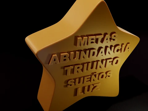 Estrella de Intencion 3D Print Model