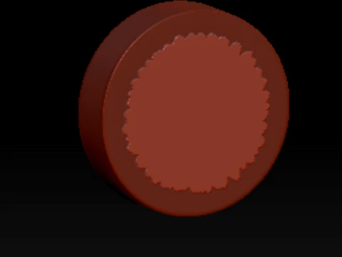 Botanical Sunflower and Casting Mold 3D Print Model