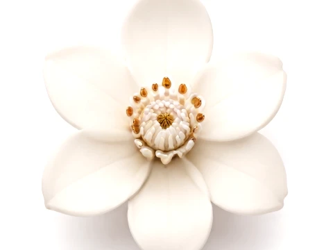 Elegant Eucalyptus Blossom 3D Print Model