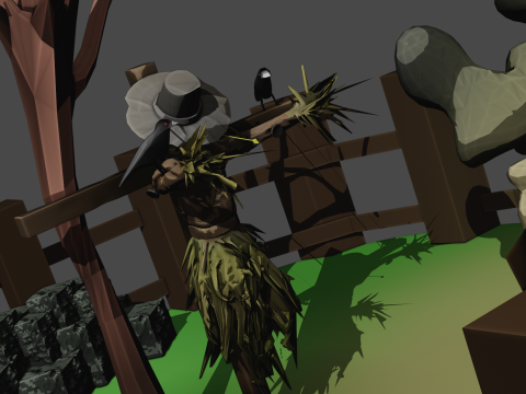 Espantalho Scarecrow Model do druku 3D