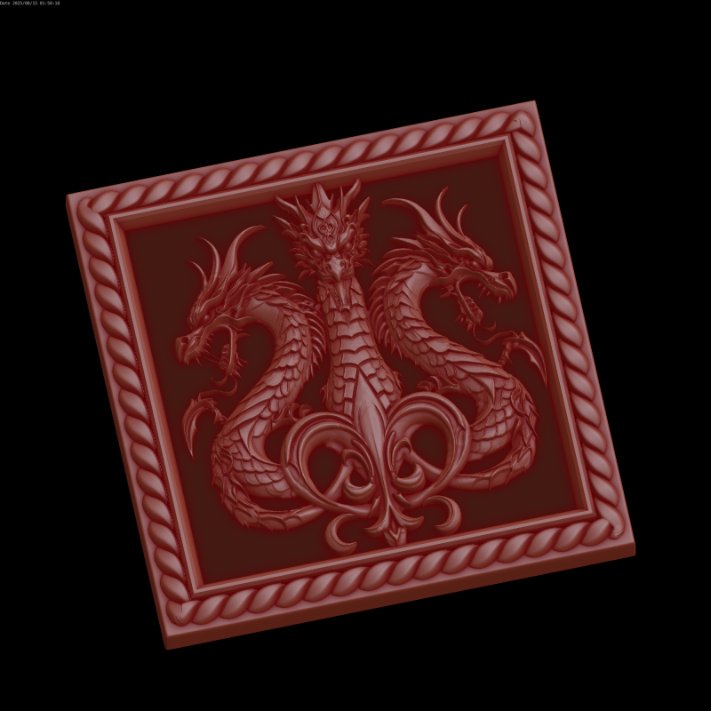 Relief 3D 模型 .c4d .max .obj .3ds .fbx .stl .blend 
