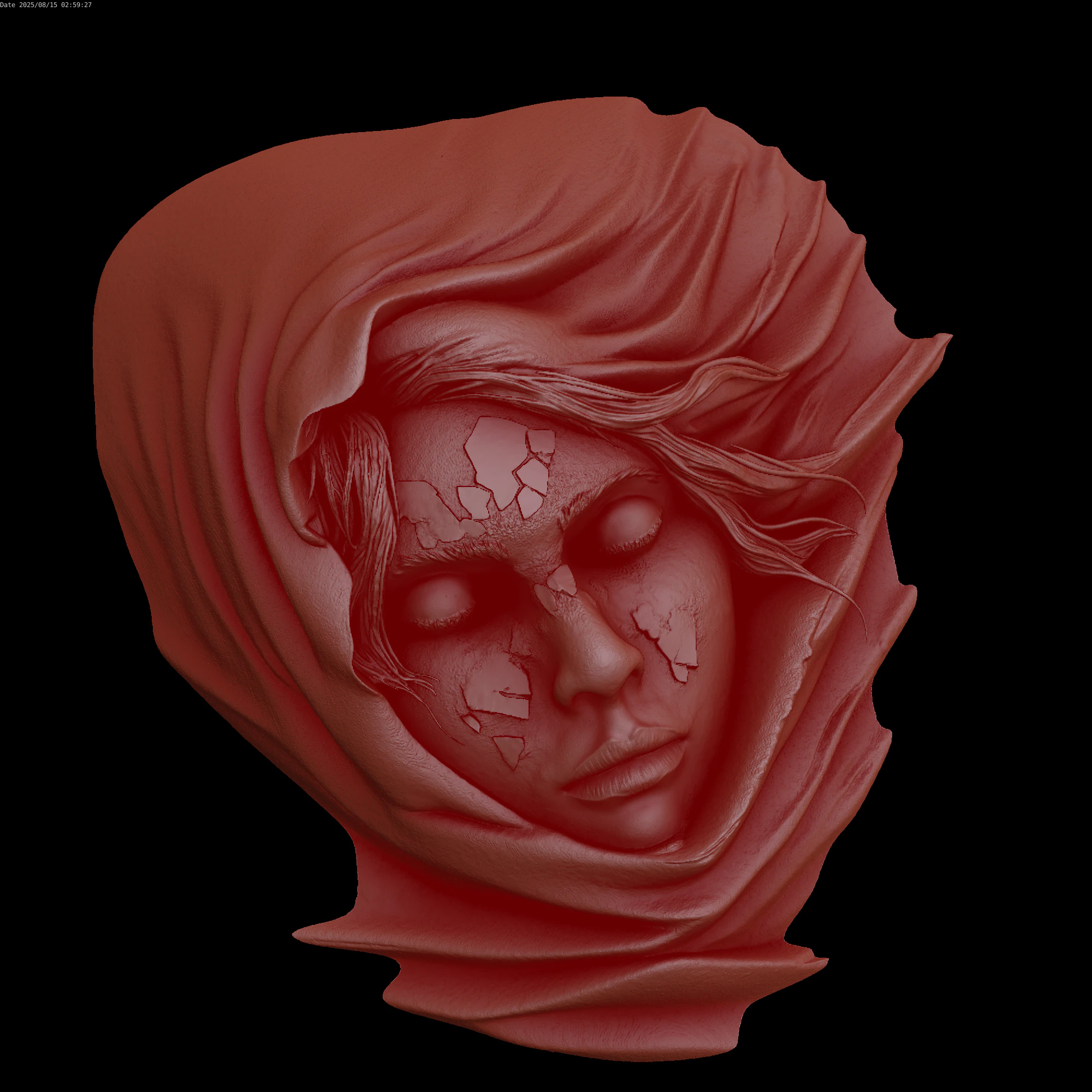 Relief 3D Model .c4d .max .obj .3ds .fbx .stl .blend 