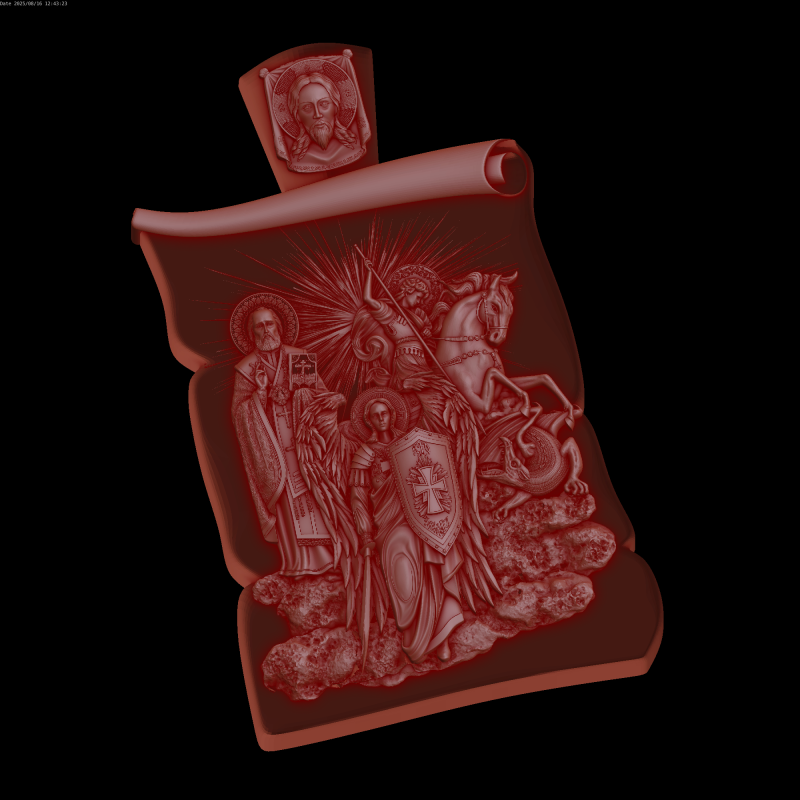 Relief Modello 3D .c4d .max .obj .3ds .fbx .stl .blend 