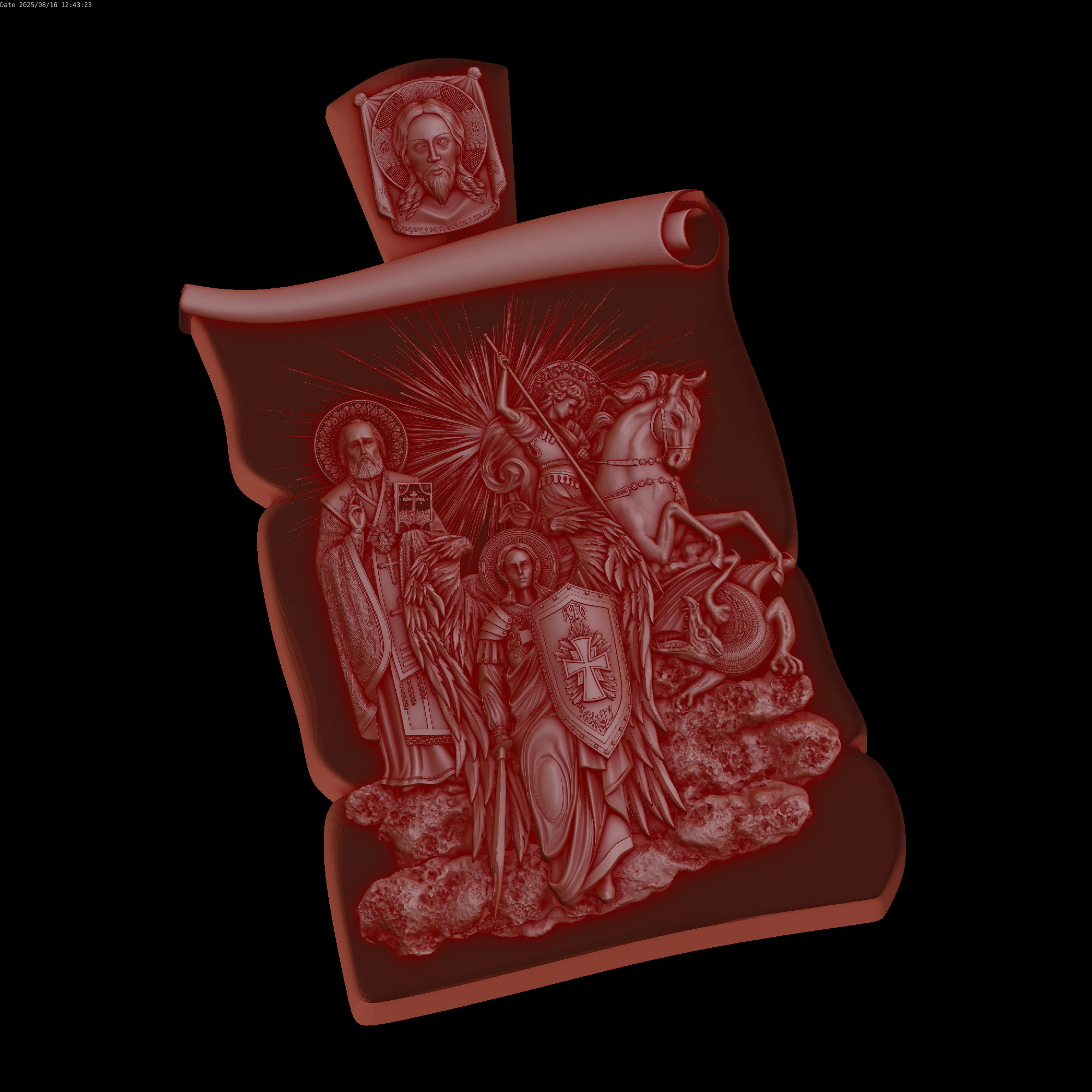 Relief 3D Model .c4d .max .obj .3ds .fbx .stl .blend