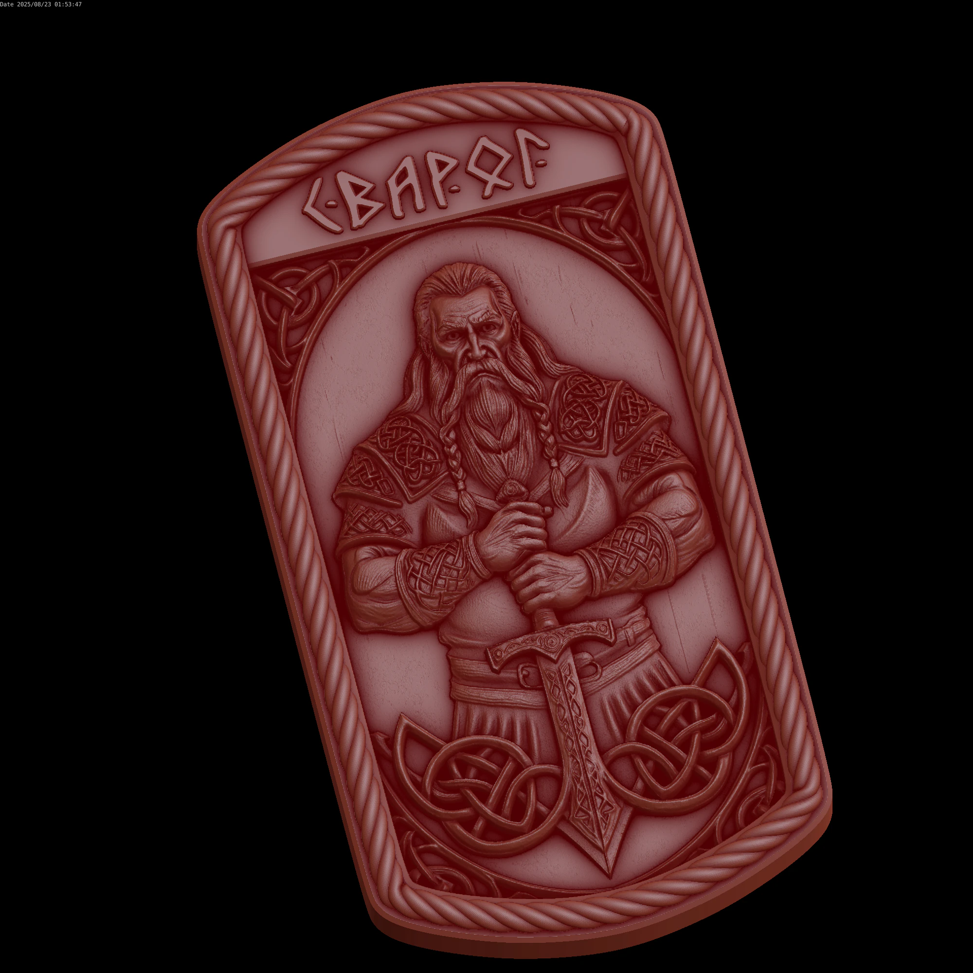 Relief 3D Model .c4d .max .obj .3ds .fbx .stl .blend