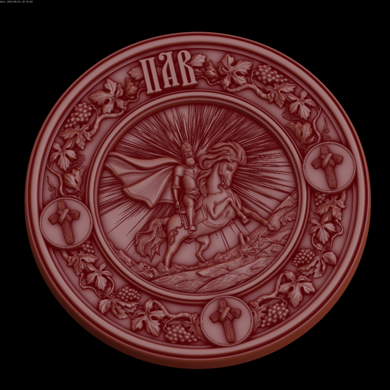 Relief Model 3D .c4d .max .obj .3ds .fbx .stl .blend 