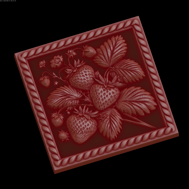 Relief Model 3D .c4d .max .obj .3ds .fbx .stl .blend 