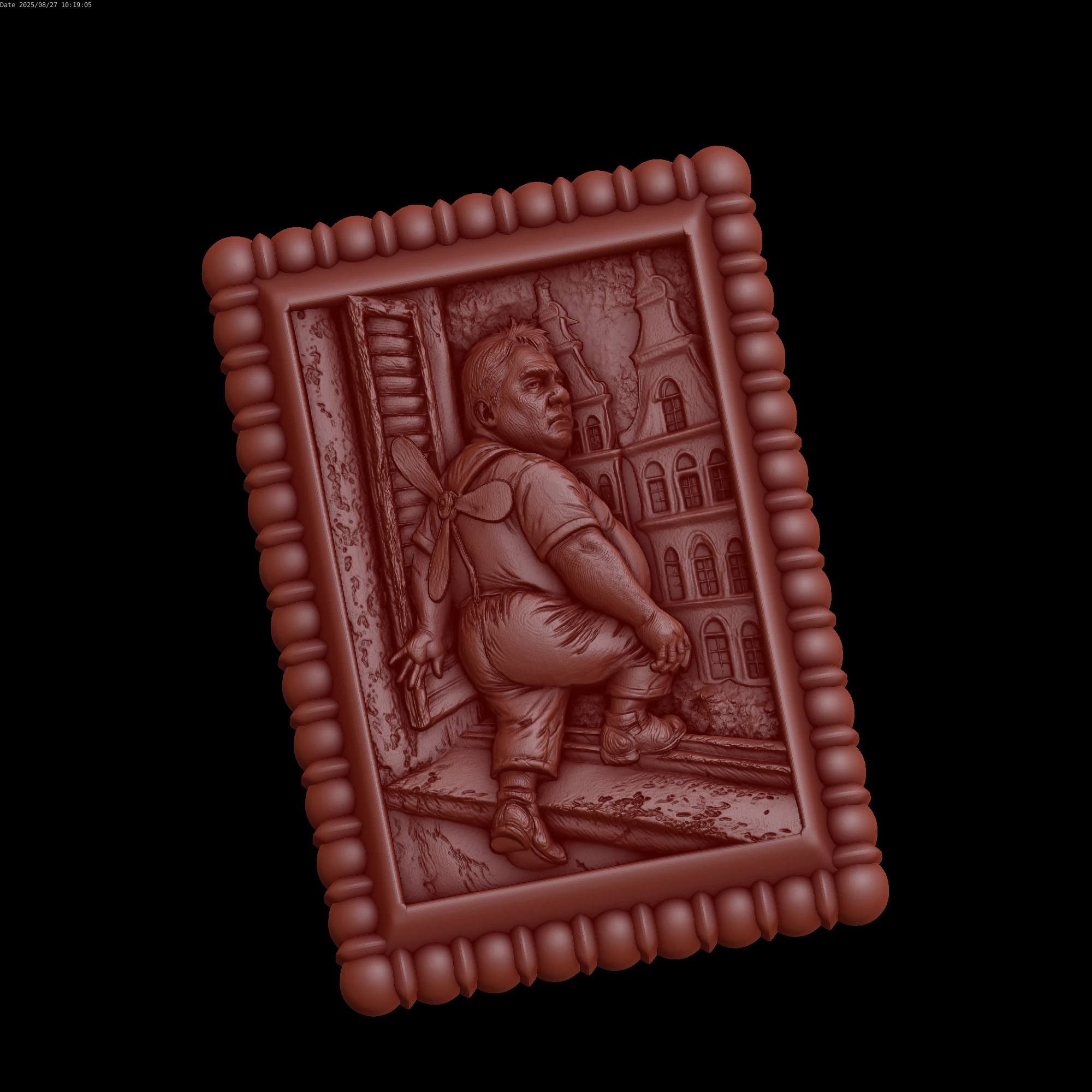 Relief 3D Model .c4d .max .obj .3ds .fbx .stl .blend 