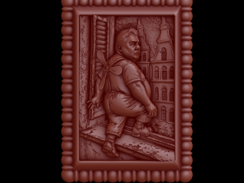 Relief Modello 3D