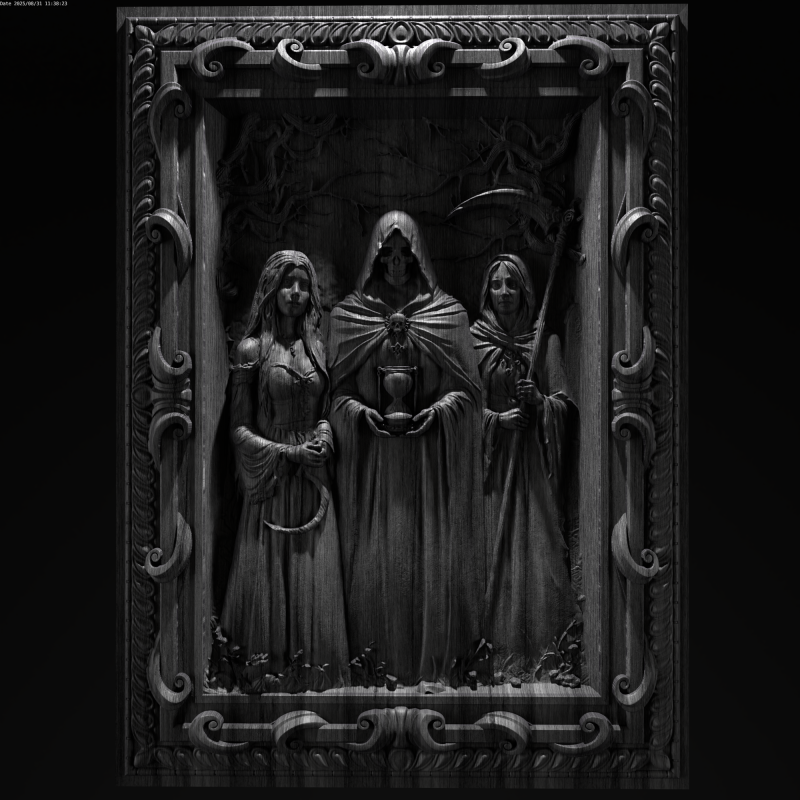 Relief 3D 모델 .c4d .max .obj .3ds .fbx .stl .blend