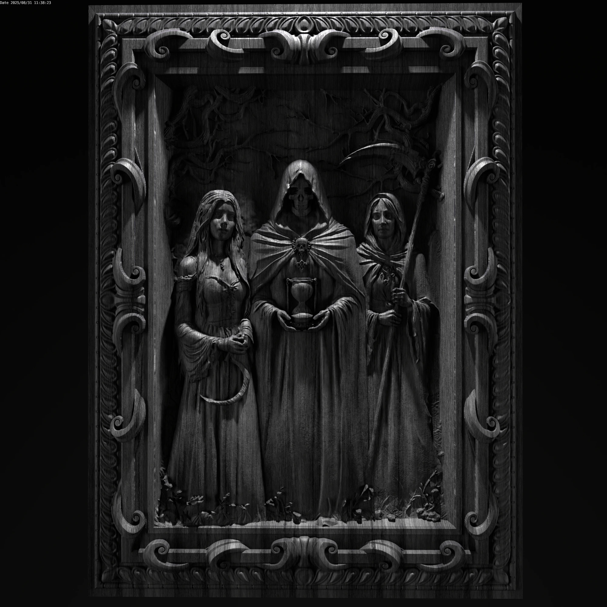 Relief 3D Model .c4d .max .obj .3ds .fbx .stl .blend 
