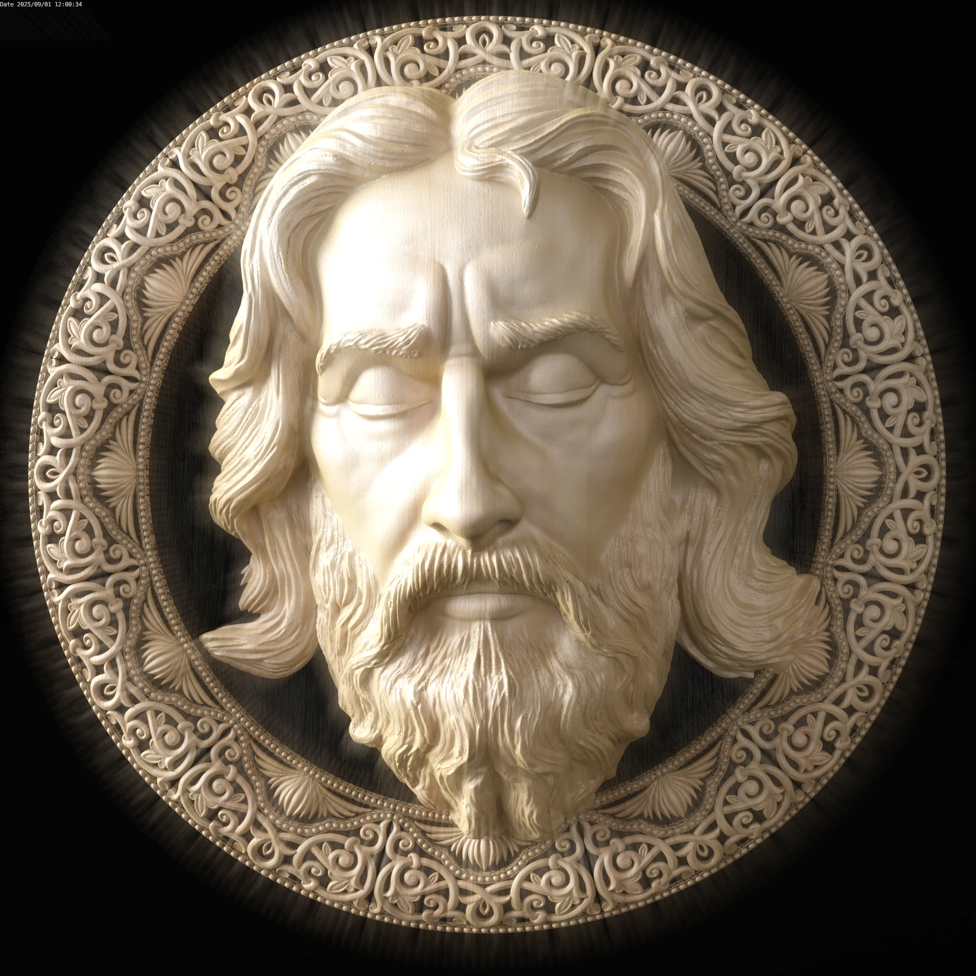 Relief 3D Model .c4d .max .obj .3ds .fbx .stl .blend 