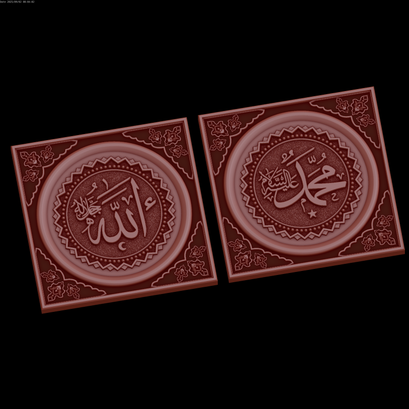 Relief Modello 3D .c4d .max .obj .3ds .fbx .stl .blend