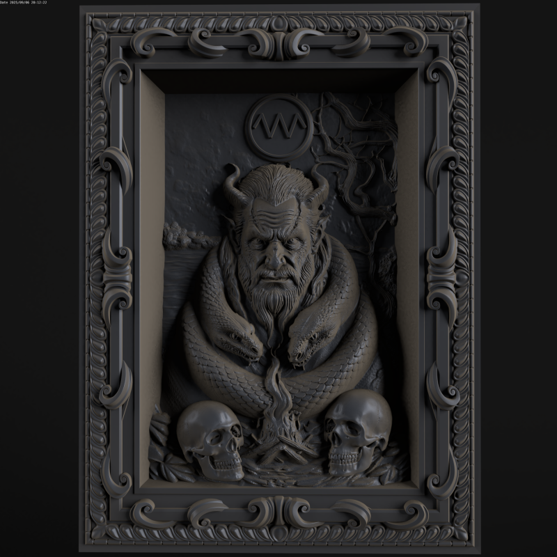Relief 3Dモデル .c4d .max .obj .3ds .fbx .stl .blend 