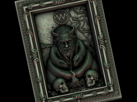 Relief 3D Model