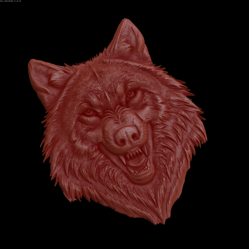 Relief Model 3D .c4d .max .obj .3ds .fbx .stl .blend 