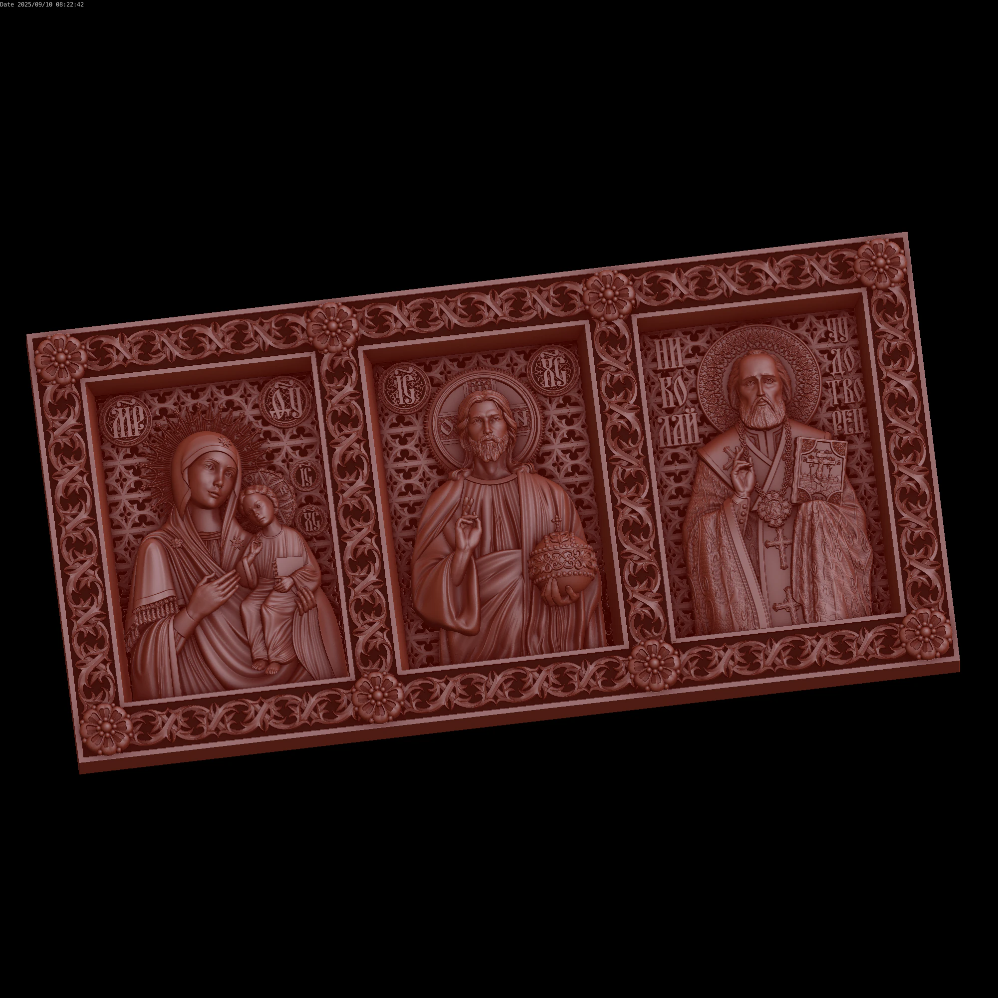 Relief 3D Model .c4d .max .obj .3ds .fbx .stl .blend 
