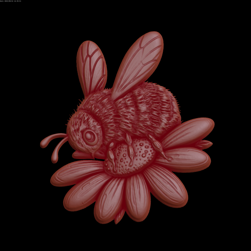Relief 3D Model .c4d .max .obj .3ds .fbx .stl .blend 