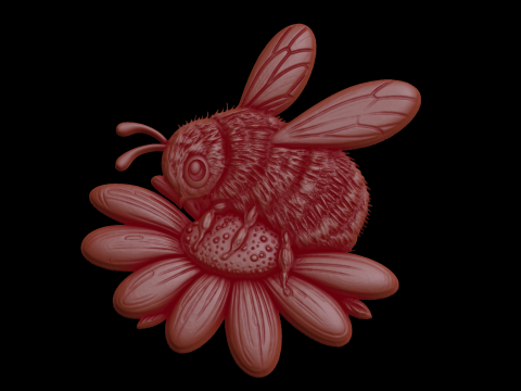 Relief 3D Model