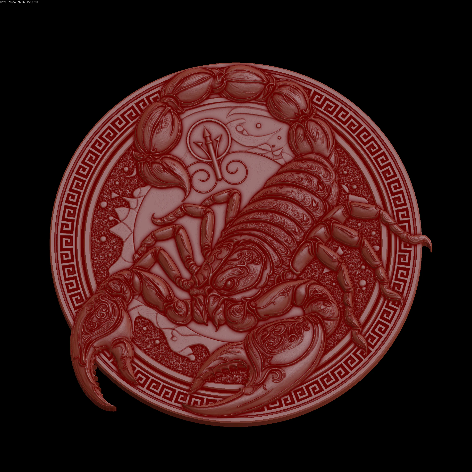 Relief 3D Model .c4d .max .obj .3ds .fbx .stl .blend 