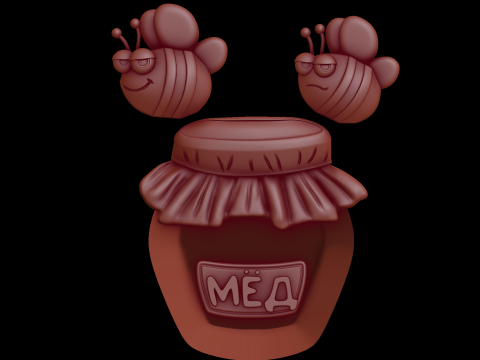 Relief 3D Modell