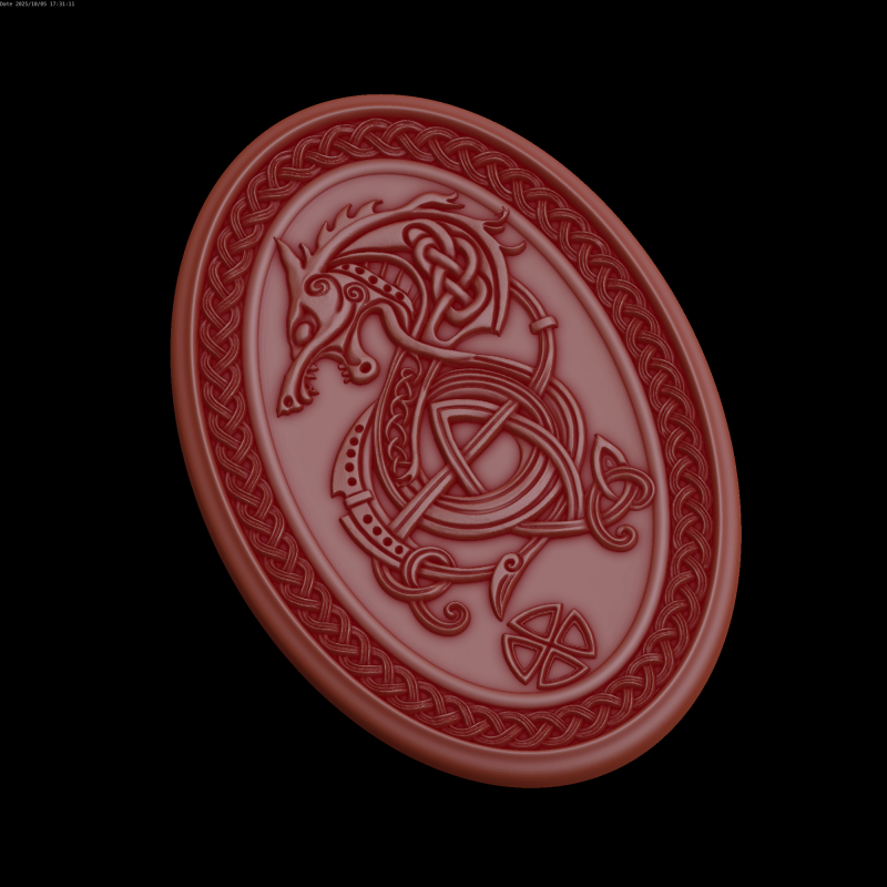 Relief Modello 3D .c4d .max .obj .3ds .fbx .stl .blend 