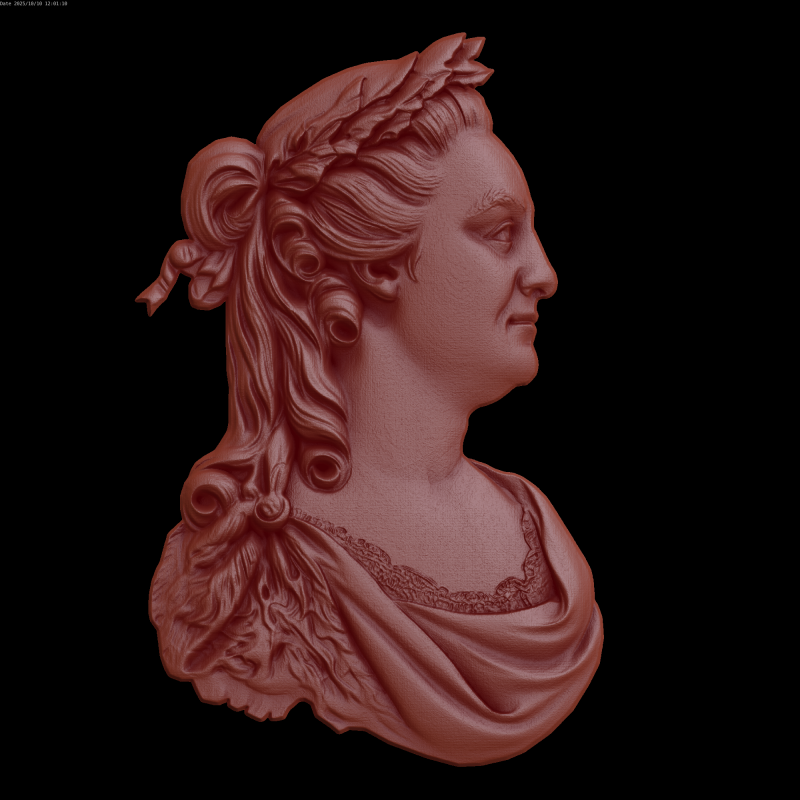 Relief Modelo 3D .c4d .max .obj .3ds .fbx .stl .blend