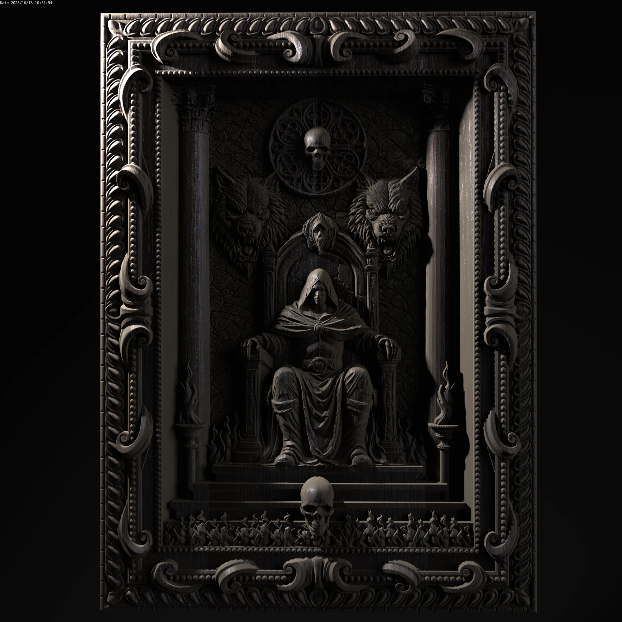 Relief 3D Model .c4d .max .obj .3ds .fbx .stl .blend 