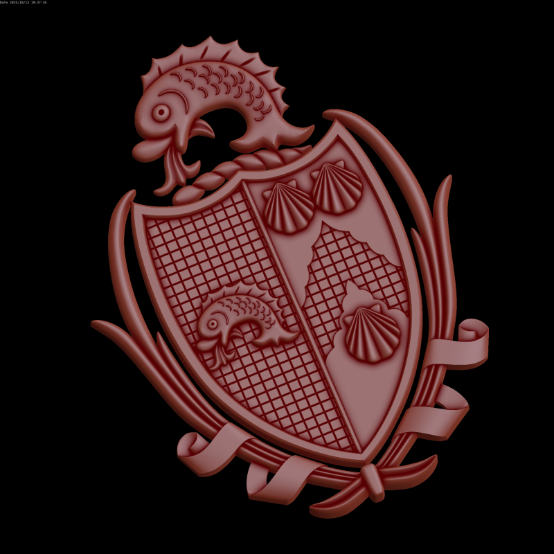 Relief Model 3D .c4d .max .obj .3ds .fbx .stl .blend