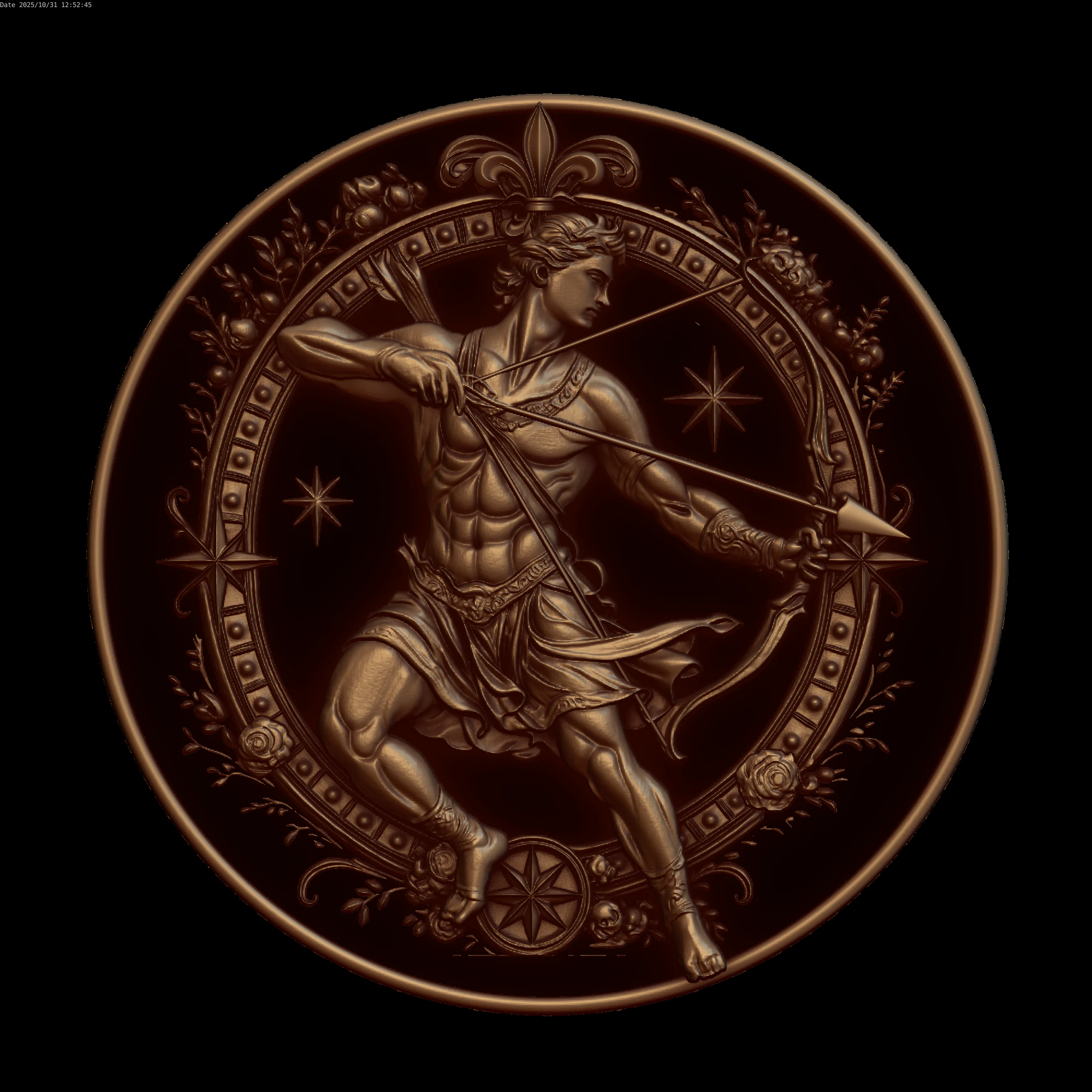 Relief 3D Model .c4d .max .obj .3ds .fbx .stl .blend 