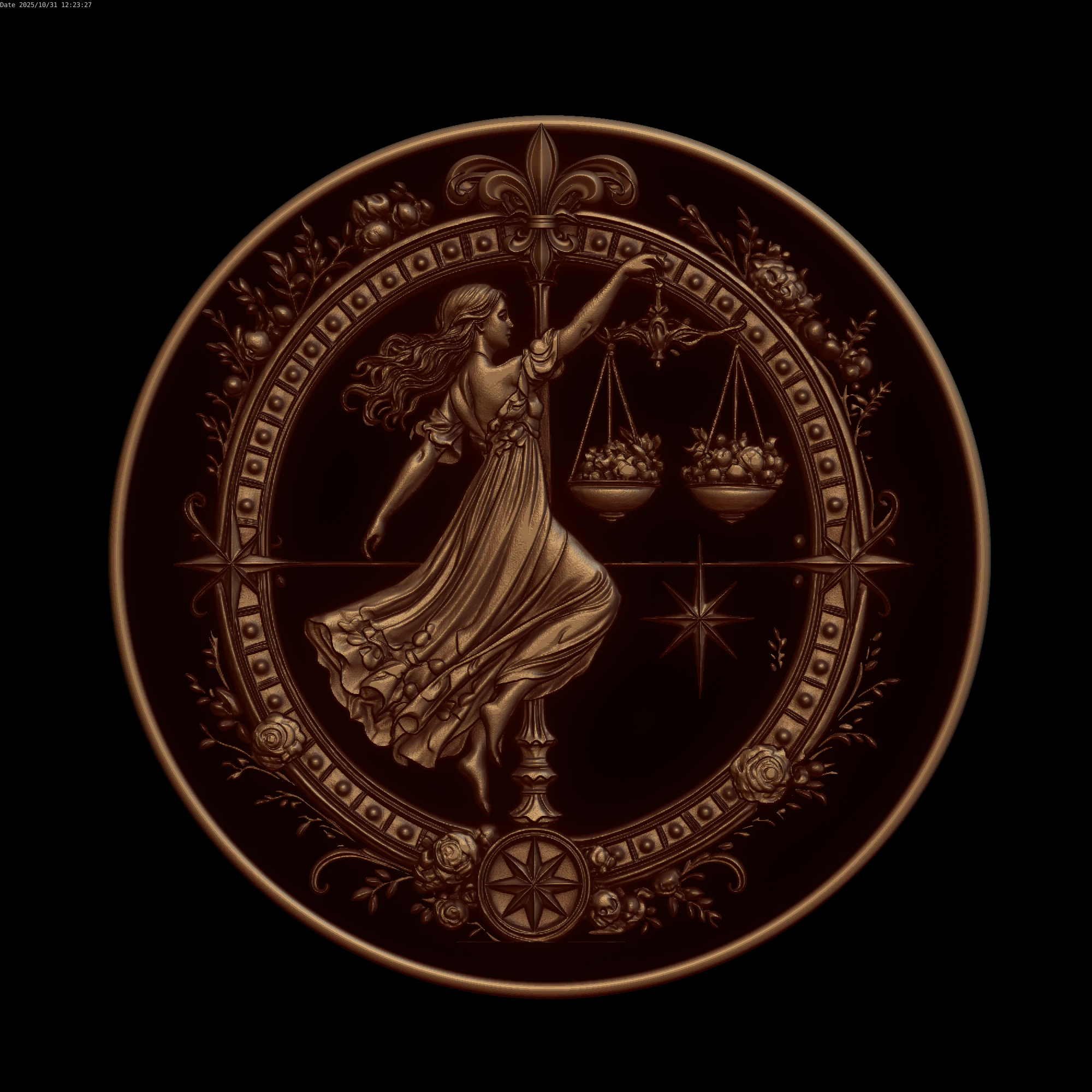 Relief 3D Model .c4d .max .obj .3ds .fbx .stl .blend 