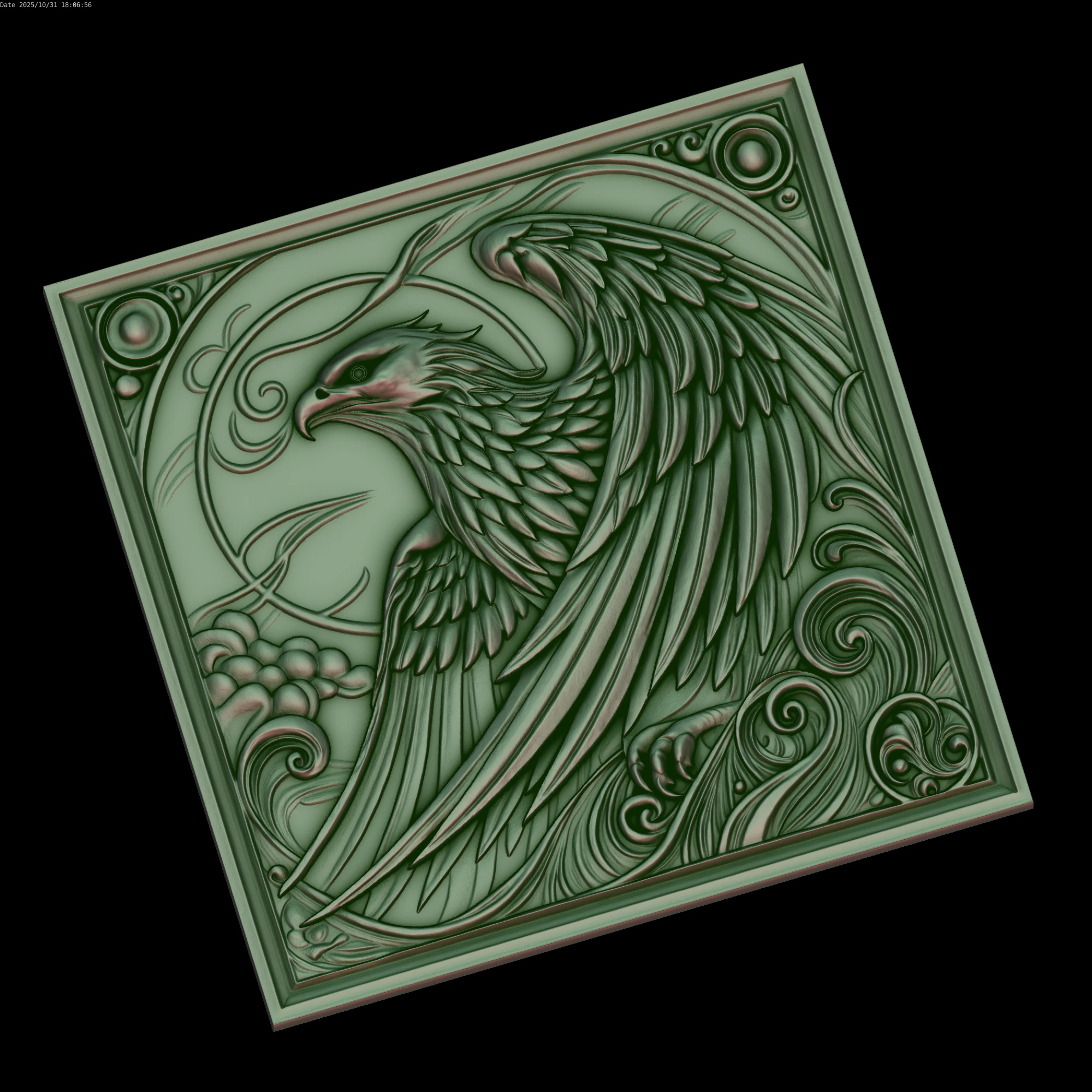 Relief 3D Model .c4d .max .obj .3ds .fbx .stl .blend 