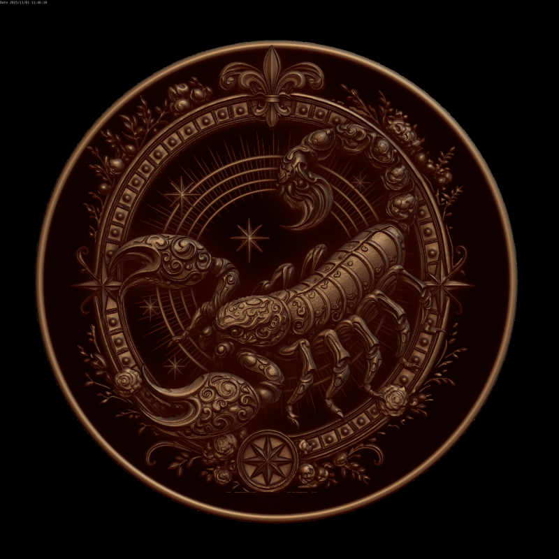 Relief 3D Model .c4d .max .obj .3ds .fbx .stl .blend 