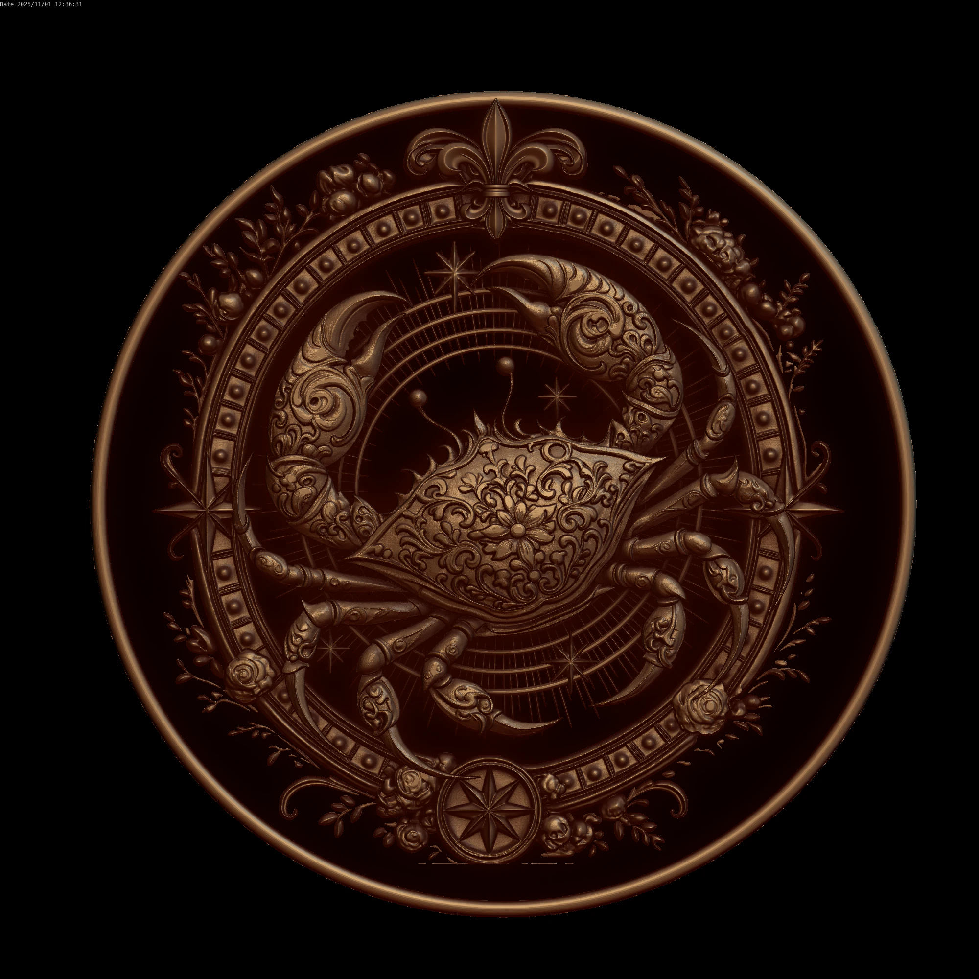 Relief 3D Model .c4d .max .obj .3ds .fbx .stl .blend