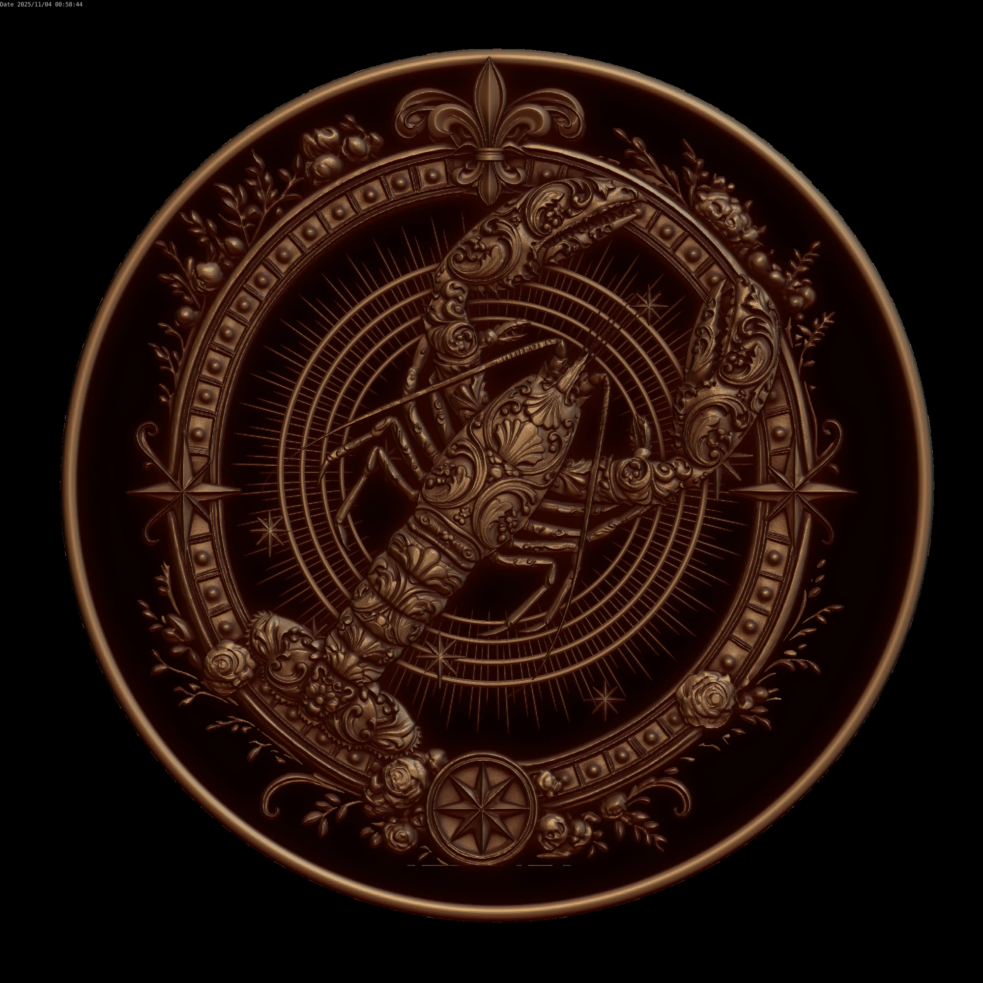 Relief 3D Model .c4d .max .obj .3ds .fbx .stl .blend 