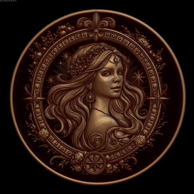 Alivio Modelo 3D .c4d .max .obj .3ds .fbx .stl .blend 