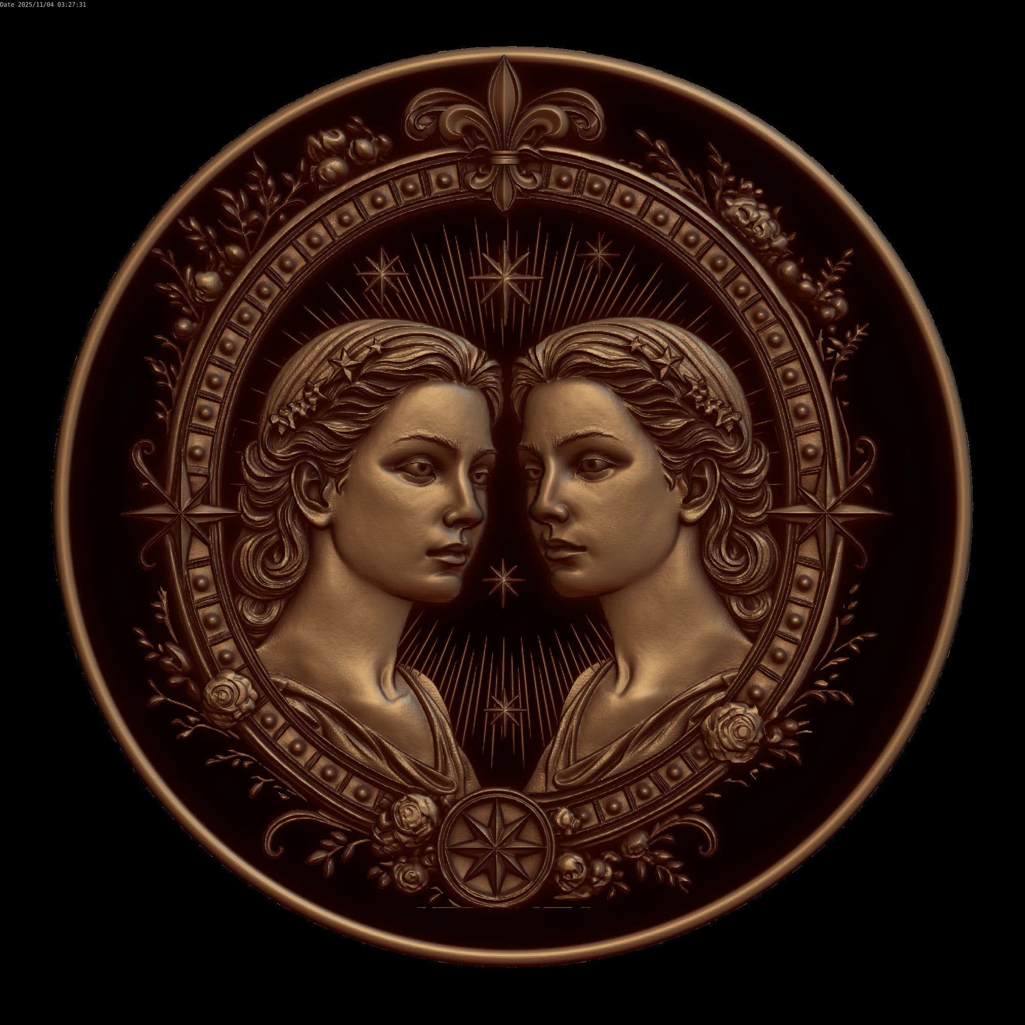 Relief 3D Model .c4d .max .obj .3ds .fbx .stl .blend 