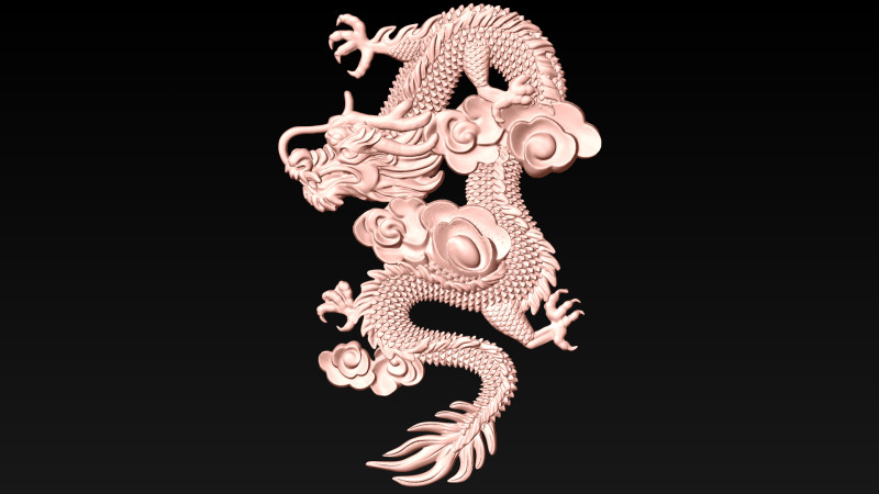 Dragon for Ring - Dragon for jewelry - N815828 3D 프린트 모델 .c4d .max .obj .3ds .fbx .stl .blend 