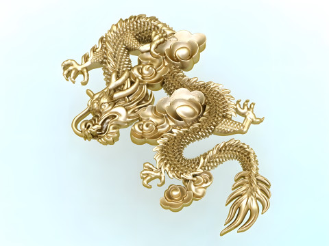 Dragon for Ring - Dragon for jewelry - N815828 3D 프린트 모델