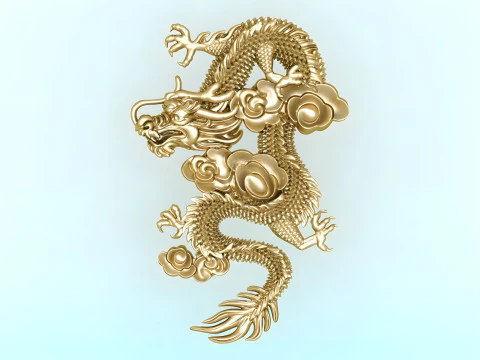 Dragon for Ring - Dragon for jewelry - N815828 3D Print Model