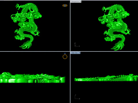 Dragon for Ring - Dragon for jewelry - N815828 3D Print Model