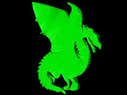 반지용 드래곤 - 펜던트용 드래곤 - 주얼리용 드래곤 - N815859 3D 프린트 모델