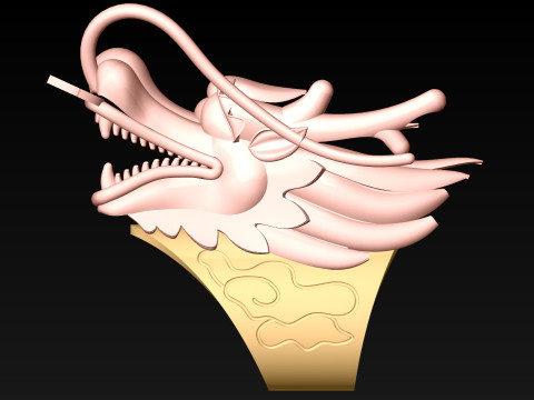 Dragon Ring - Mens Ring - N812838 3D Принт Модель