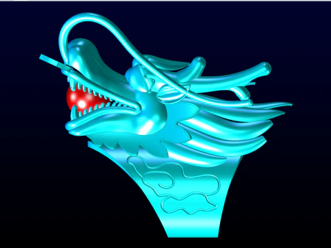 Dragon Ring - Mens Ring - N812838 3D Print Model