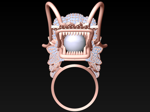 Dragon Ring - Mens Ring - N812110 3D Baskı Modeli