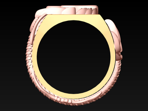 Dragon Ring - Mens Ring - N812126 3D Print Model