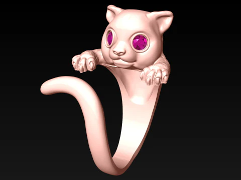 Anel para Gato - N424 Modelo de Impressão 3D